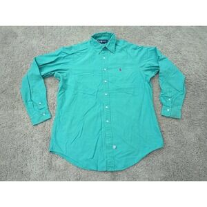 Vintage Ralph Lauren Button Up Shirt Mens L Chest Pocket Preppy Casual